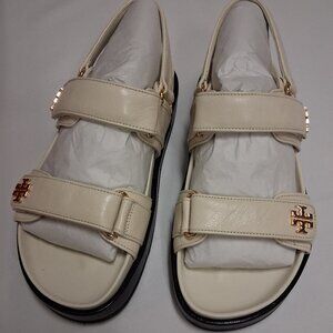 Tory Burch Women’s Kira Sport Sandals – New Ivory / Off White – Size 7M